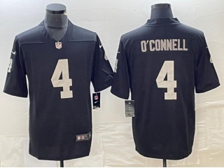 Las Vegas Raiders #4 Aidan O'Connell Limited Jersey Black