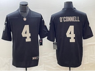 Las Vegas Raiders #4 Aidan O'Connell Limited Jersey Black