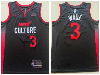 Miami Heat #3 Dwyane Wade 2024 City Jersey Black