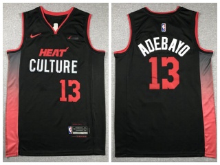 Miami Heat #13 Bam Adebayo 2024 City Jersey Black