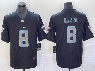 Tennessee Titans #8 Will Levis Impact Limited Jersey Black