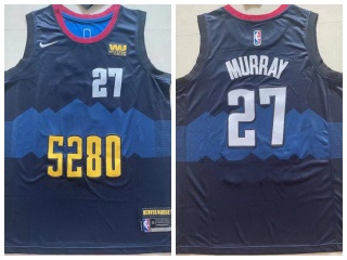 Denver Nuggets #27 Jamal Murray 2024 Jersey Black