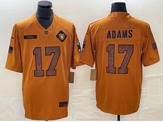 Las Vegas Raiders #17 Davante Adams 2023 Salute to Service Limited Jersey Brown