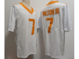 Texas Longhorns #7 Joe Milton III Jersey White