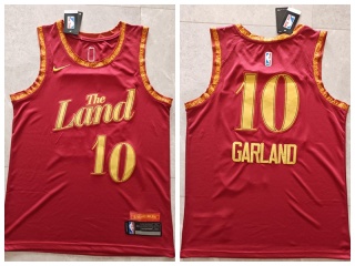 Cleveland Cavaliers #10 Darius Garland 2024 City Jersey Red