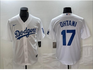 Los Angeles Dodgers #17 Shohei Ohtani Cool Base Jersey White