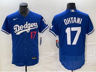 Los Angeles Dodgers #17 Shohei Ohtani Flexbase Jersey Blue