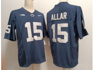 Penn State Nittany Lions #15 Drew Allar Jersey Blue