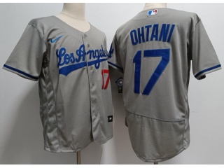 Los Angeles Dodgers #17 Shohei Ohtani Flexbase Jersey Gray