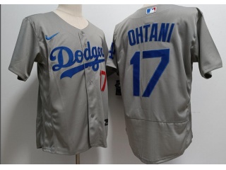 Los Angeles Dodgers #17 Shohei Ohtani Alternate Flexbase Jersey Gray