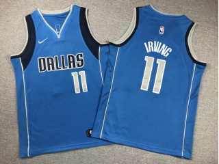 Youth Dallas Mavericks #11 Kyrie Irving Jerseys Light Blue