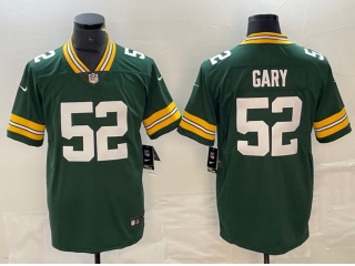 Green Bay Packers #52 Rashan Gary Vapor Limited Jersey Green