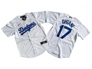 Youth Los Angeles Dodgers #17 Shohei Ohtani Jersey White