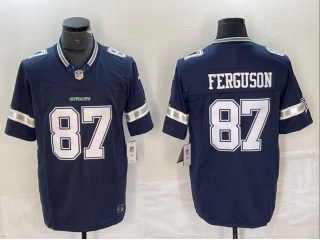 Dallas Cowboys #87 Jake Ferguson Limited Jersey Blue