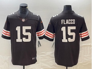 Cleveland Browns #15 Joe Flacco Limited Jersey Brown