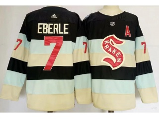Seattle Kraken #7 Jordan Eberle 2024 NHL Winter Classic Jersey Deep Sea Blue