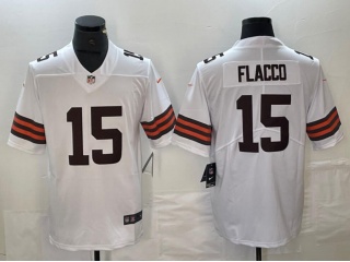 Cleveland Browns #15 Joe Flacco Limited Jersey White