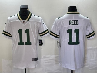 Green Bay Packers #11 Jayden Reed Vapor Limited Jersey White