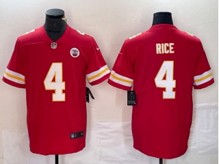 San Francisco 49ers #4 Rice Limited Jersey Red