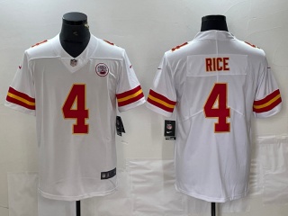 San Francisco 49ers #4 Rice Limited Jersey White
