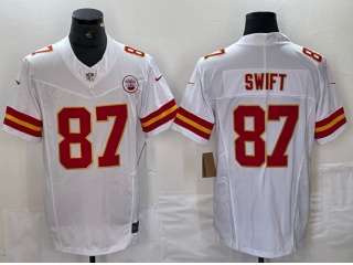 Kansas City Chiefs #87 Taylor Swift Limited Jersey White