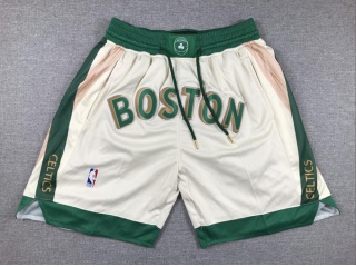 Boston Celtics 2024 City Throwback Short White