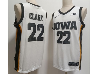 Iowa Hawkeyes #22 Caitlin Clark Jersey 2024 White