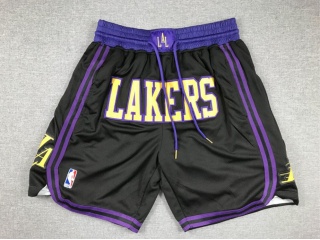 Los Angeles Lakers 2024 City Throwback Short Black