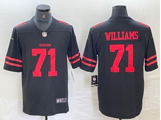 San Francisco 49ers #71 Trent Williams Limited Jersey Black