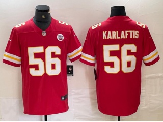 Kansas City Chiefs #56 George Karlaftis Limited Jersey Red