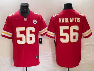 Kansas City Chiefs #56 George Karlaftis Limited Jersey Red