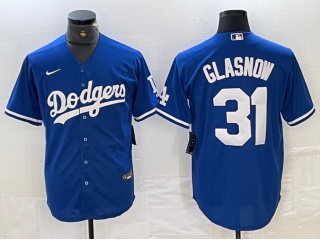 Los Angeles Dodgers #31 Tyler Glasnow Cool Base Jersey Blue