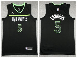 Minnesota Timberwolves #5 Anthony Edwards 2022-23 Season Jersey Black