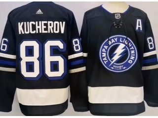 Tampa Bay Lightning #86 Nikita Kucherov 3RD Jersey Black