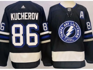 Tampa Bay Lightning #86 Nikita Kucherov 3RD Jersey Black 