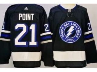 Tampa Bay Lightning #21 Brayden Point 3RD Jersey Black