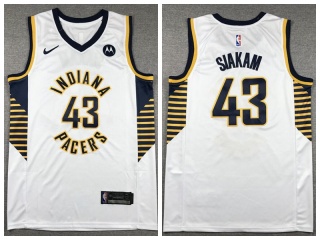 Nike Indiana Pacers #43 Pascal Siakam Jersey White