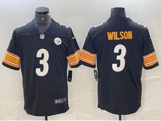Pittsburgh Steelers #3 Russell Wilson Limited Jersey Black