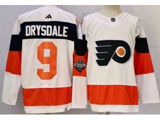 Adidas Philadelphia Flyers #9 Jamie Drysdale 2024 Stadium Jersey White