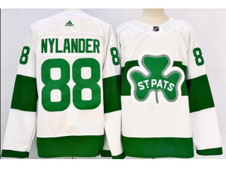 Adidas Toronto Maple Leafs #88 William Nylander 2024 White St. Pats Hockey Jersey