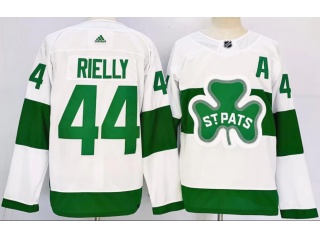 Adidas Toronto Maple Leafs #44 Morgan Rielly 2024 White St. Pats Hockey Jersey