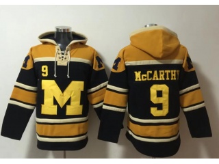 Michigan Wolverines #9 J.J. McCarthy Hoodie Navy Blue 