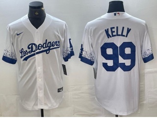 Los Angeles Dodgers #99 Joe Kelly Cool Base Jersey White City