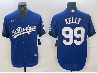 Los Angeles Dodgers #99 Joe Kelly Cool Base Jersey Blue City