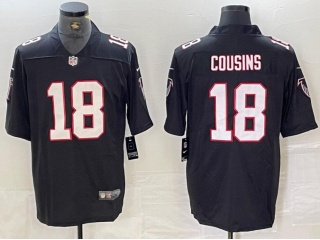 Atlanta Falcons #18 Kirk Cousins Limited Jersey Black