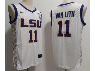 LSU Tigers #11 Hailey Van Lith Limited Jersey White