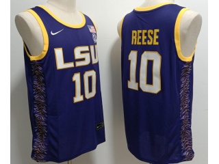 LSU Tigers #10 Angele Reese Limited Jersey Purple