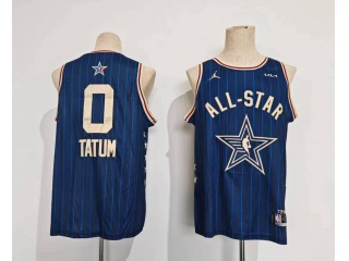 2024 All Star #0 Jayson Tatum Jersey Blue
