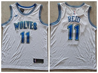 Minnesota Timberwolves #11 Naz Reid Classic Jersey White