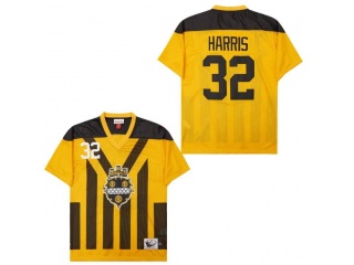 Pittsburgh Steelers #32 Franco Harris 1993 Throwback Jersey Yellow
